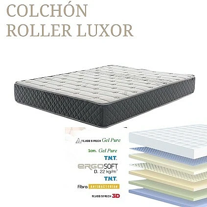 COLCHON ROLLER LUXOR 25CM