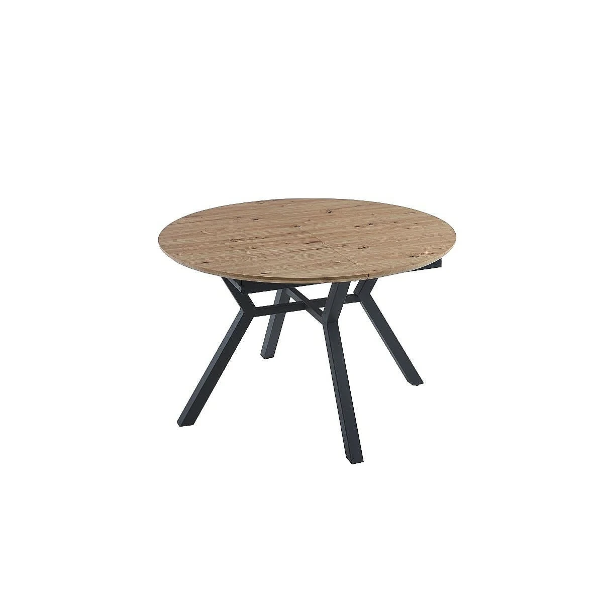 MESA EXTENSIBLE LINDA REDONDA 120-160x120 CERAMIC