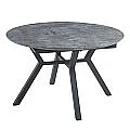 MESA EXTENSIBLE LINDA REDONDA 120-160x120 CERAMIC