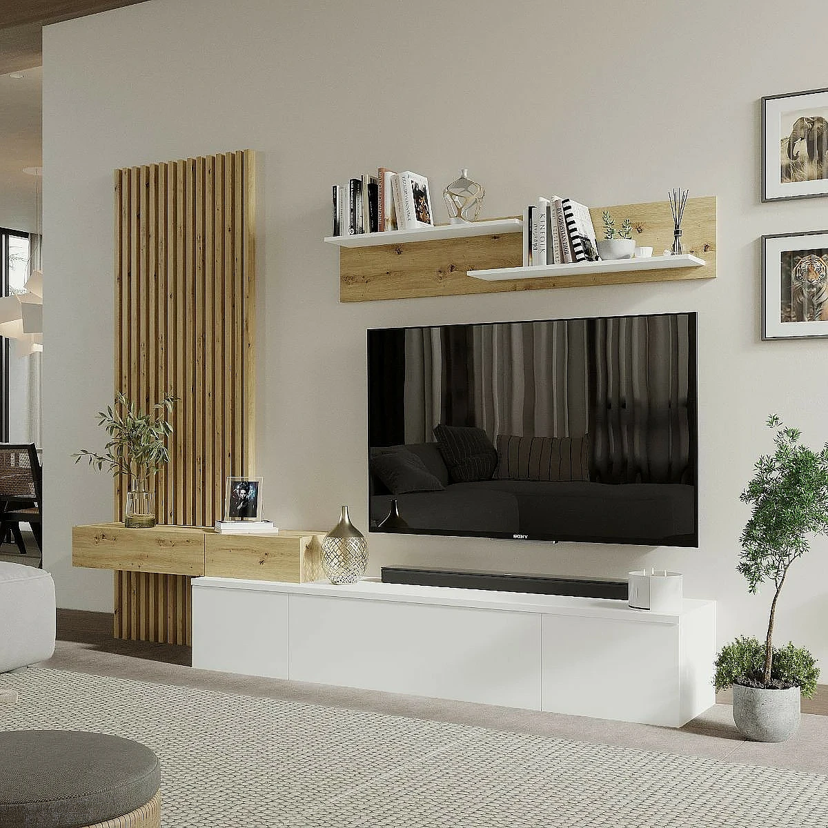 COMPOSICION REBEKA PLUS BLANCO ROBLE AMAZONAS