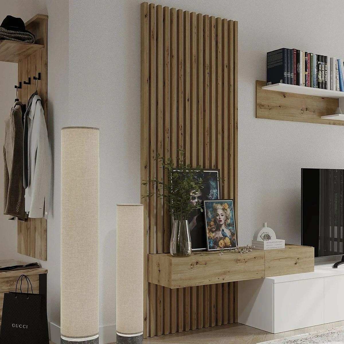 COMPOSICION REBEKA PLUS BLANCO ROBLE AMAZONAS