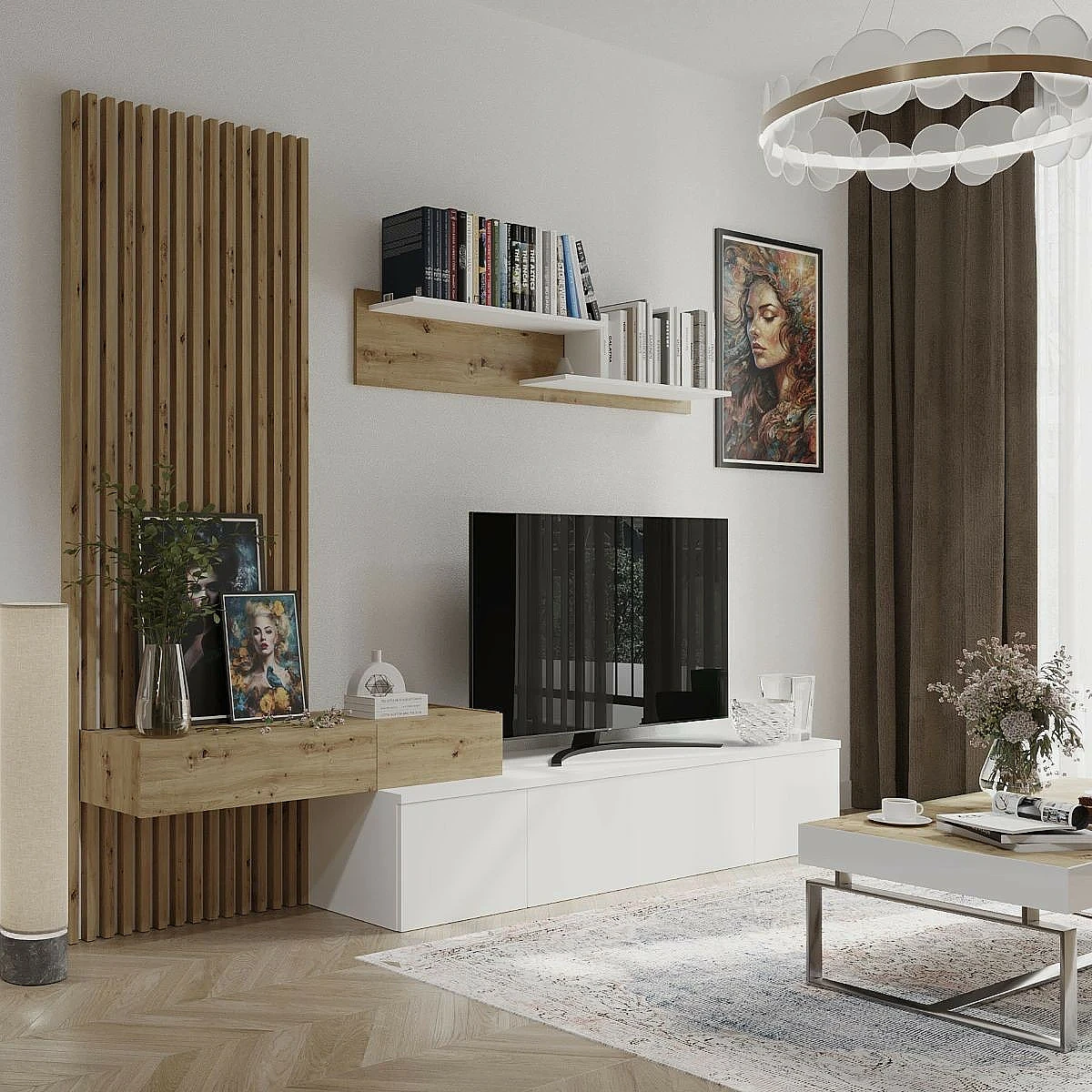 COMPOSICION REBEKA PLUS BLANCO ROBLE AMAZONAS