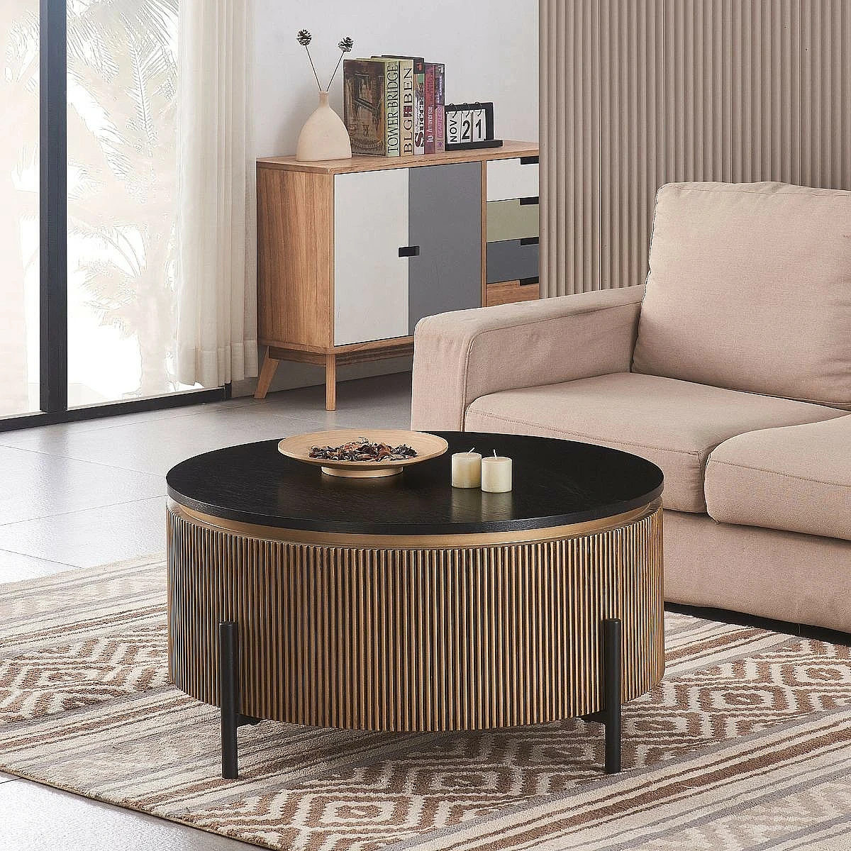 Mesa Centro EBANO 90x45 cm