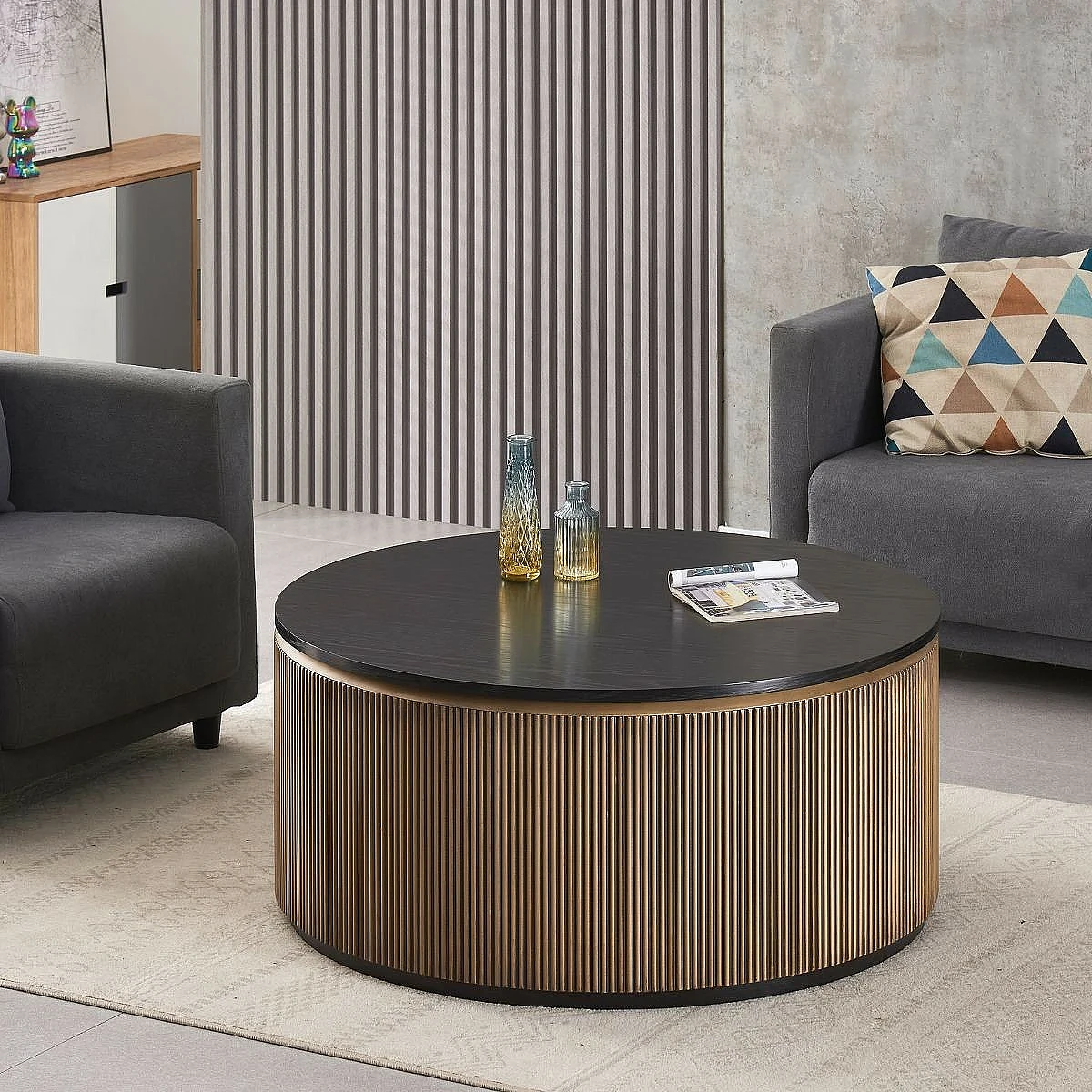 Mesa centro EBANO 100X45 cm