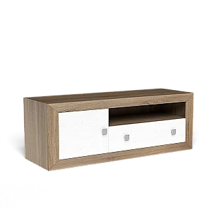 BAJO TV 1 PUERTA Y  1 CAJON 140 CM  MOD.PRAGA