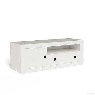 BAJO TV 1 PUERTA Y  1 CAJON 140 CM  MOD.PRAGA