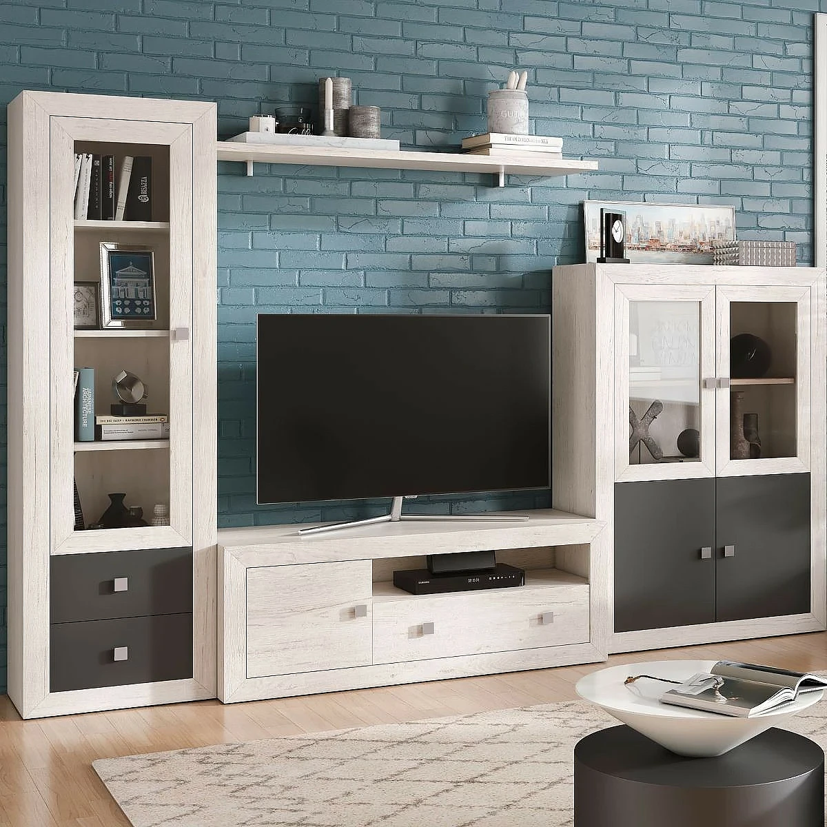 ESTANTE PARED 120 PRAGA/BALI