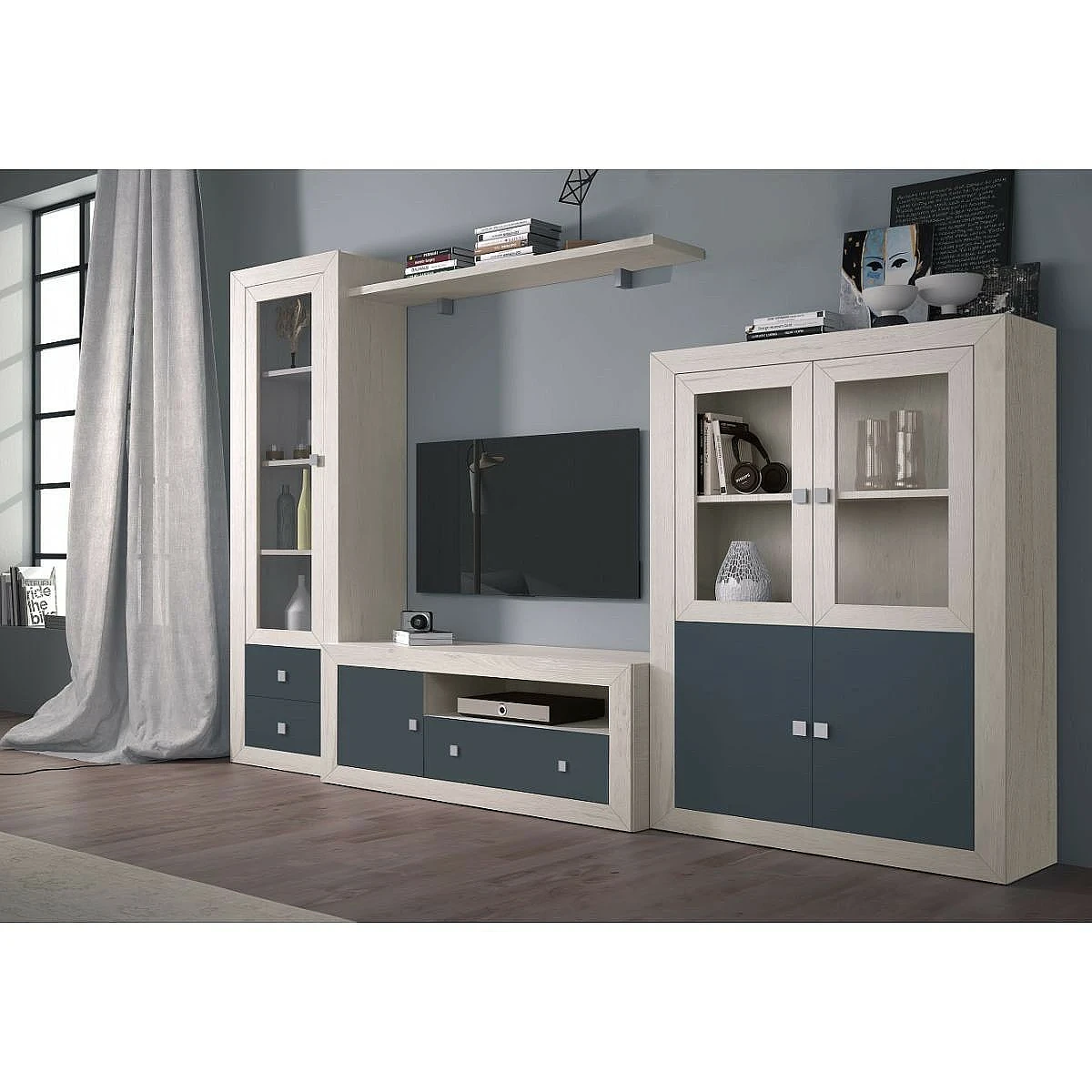 ESTANTE PARED 140 PRAGA/BALI