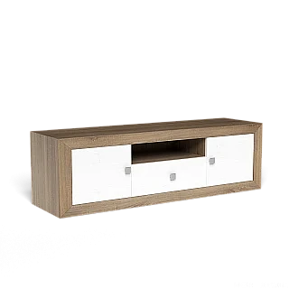 BAJO TV 2 PUERTAS Y  1 CAJON 167 CM  MOD.PRAGA