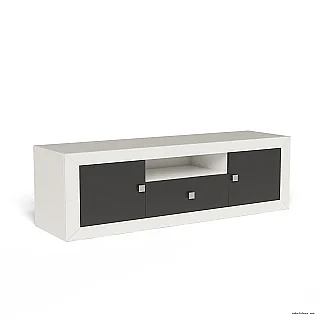 BAJO TV 2 PUERTAS Y  1 CAJON 167 CM  MOD.PRAGA