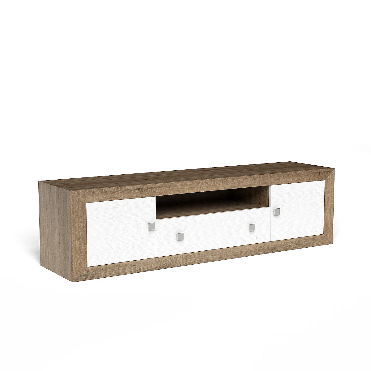 BAJO TV 2 PUERTAS Y 1 CAJON 187 CM MOD.PRAGA