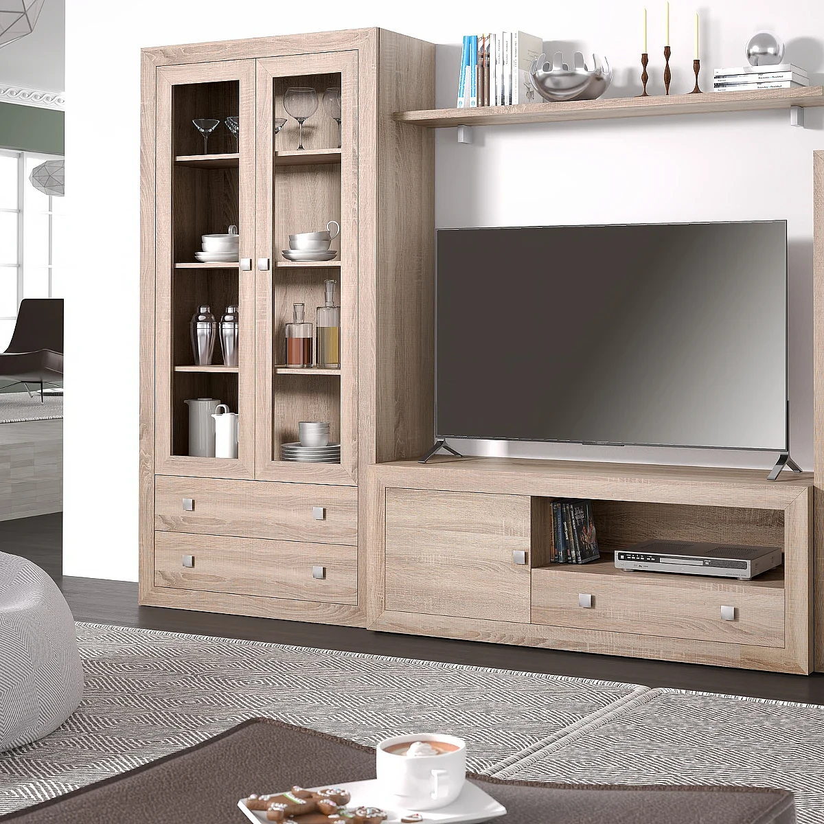 VITRINA 2/P + 2/C 100 MOD.PRAGA