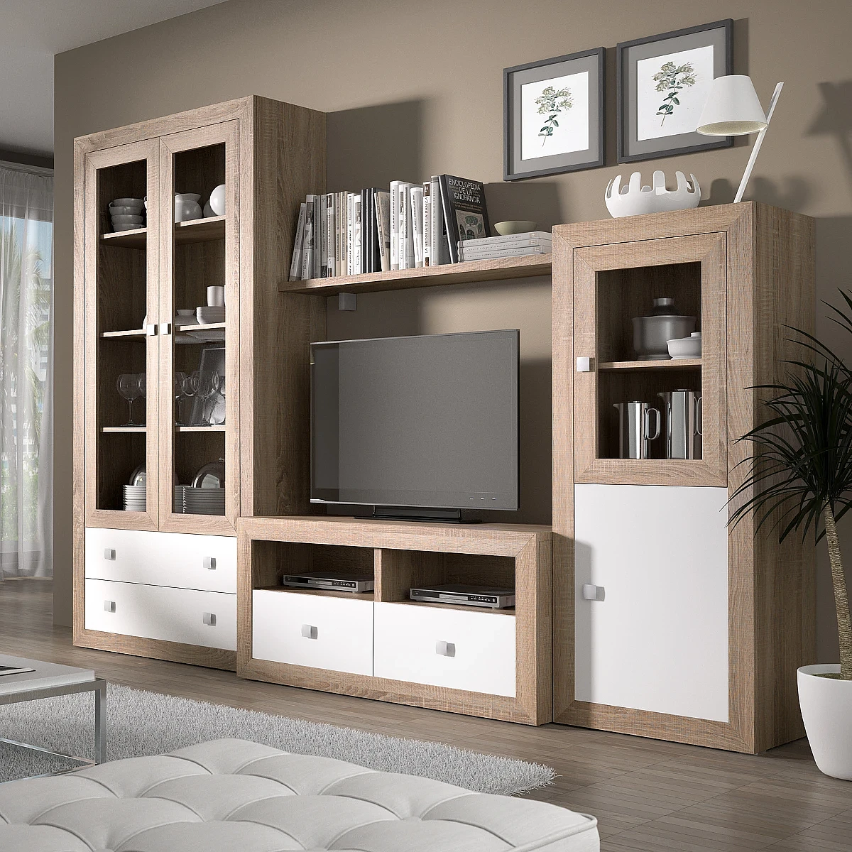 VITRINA 2/P + 2/C 100 MOD.PRAGA