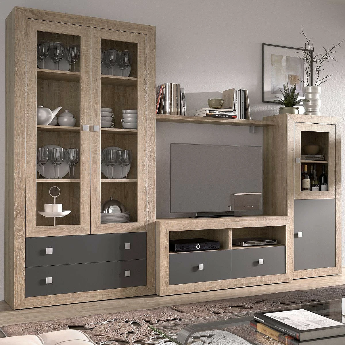 VITRINA 2/P + 2/C 100 MOD.PRAGA