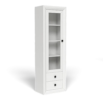 VITRINA 1 PUERTA Y  2 PUERTAS  60 CM MOD. BALI