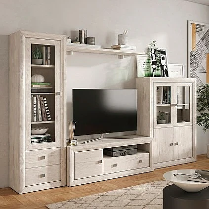 Mueble salon mod.Bali de 300 cm con Bodeguero