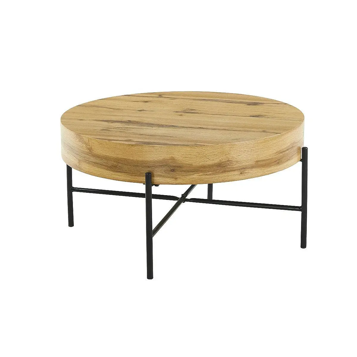 Mesa centro radiant 80 roble nudos