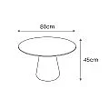 Mesa de Centro Mod.TERRA 80 X 45 cm