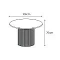 Mesa de Comedor ESTRELLA 120X76 cm