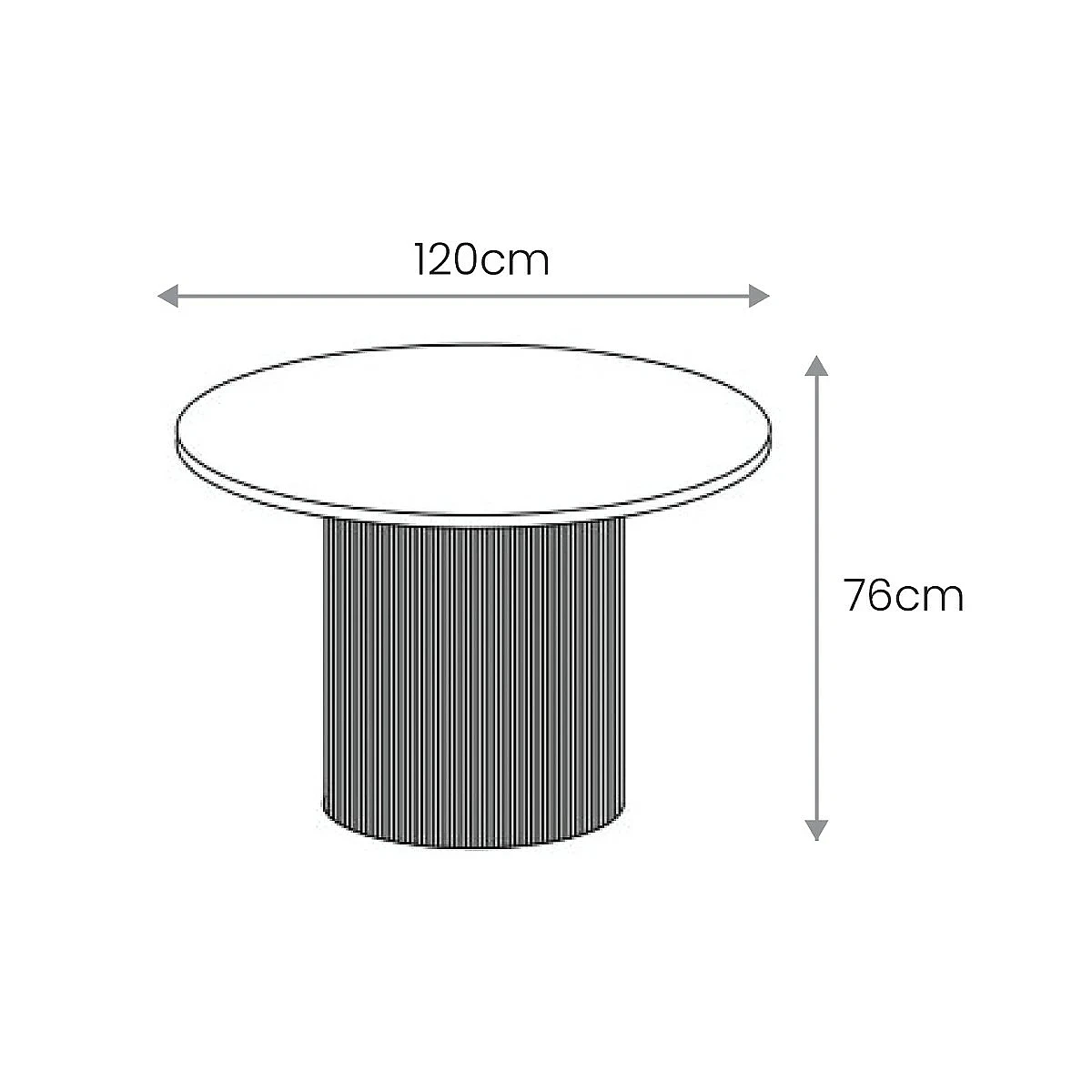 Mesa de Comedor ESTRELLA 120X76 cm