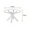 Mesa comedor maya redonda