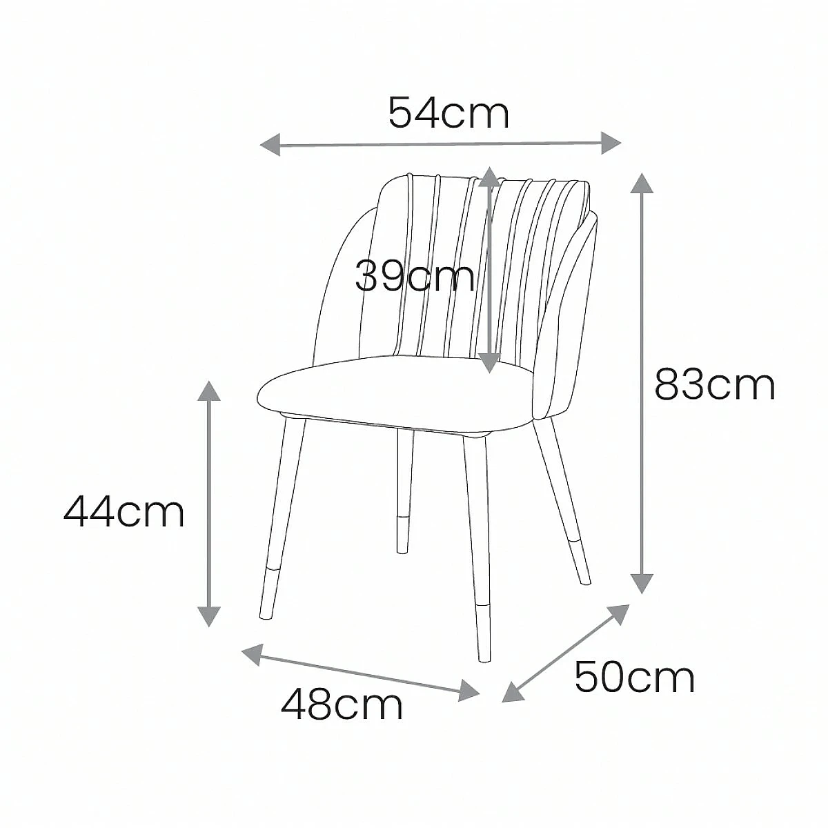 SILLON ELENA TERCIOPELO ROSA PALO