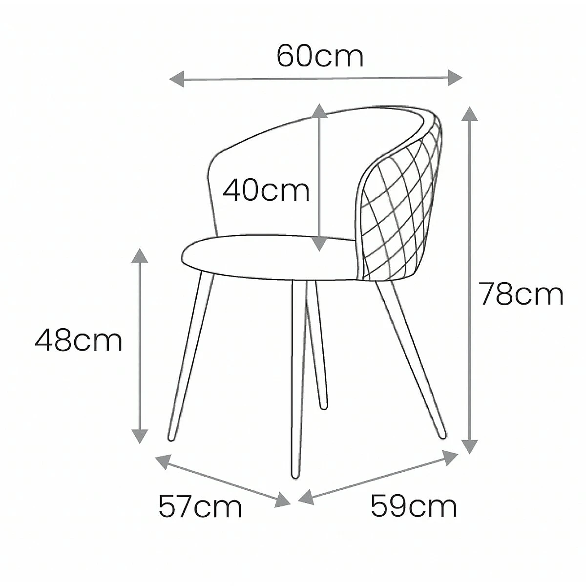 SILLON LIDO TERCIOPELO