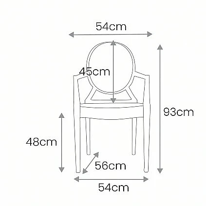 SILLON ATENEA TRANSPARENTE