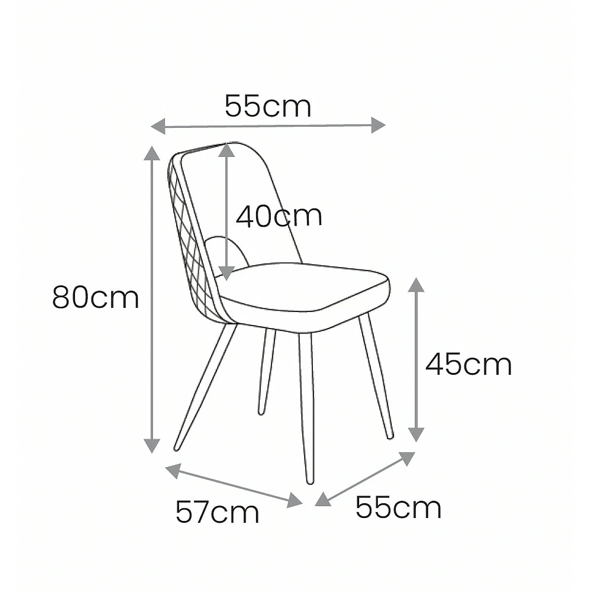 SILLA FUSION TERCIOPELO