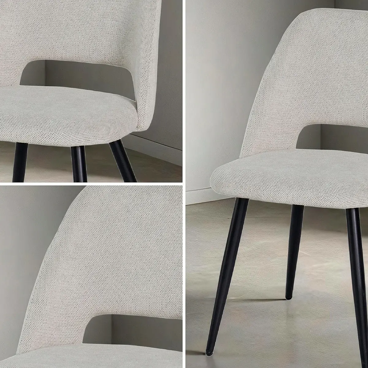 Silla Flora tapizada en la tela resistente al agua