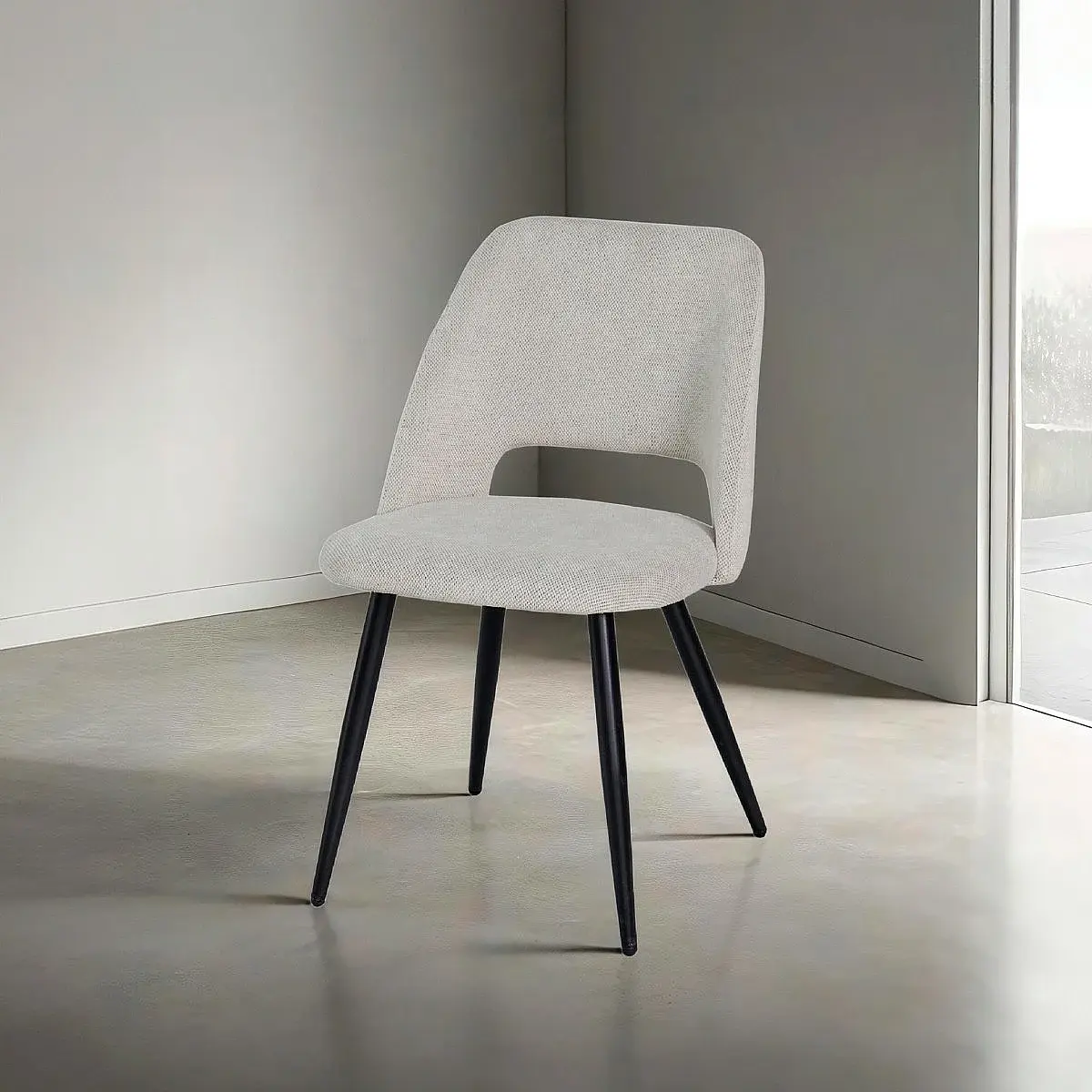 Silla Flora tapizada en la tela resistente al agua