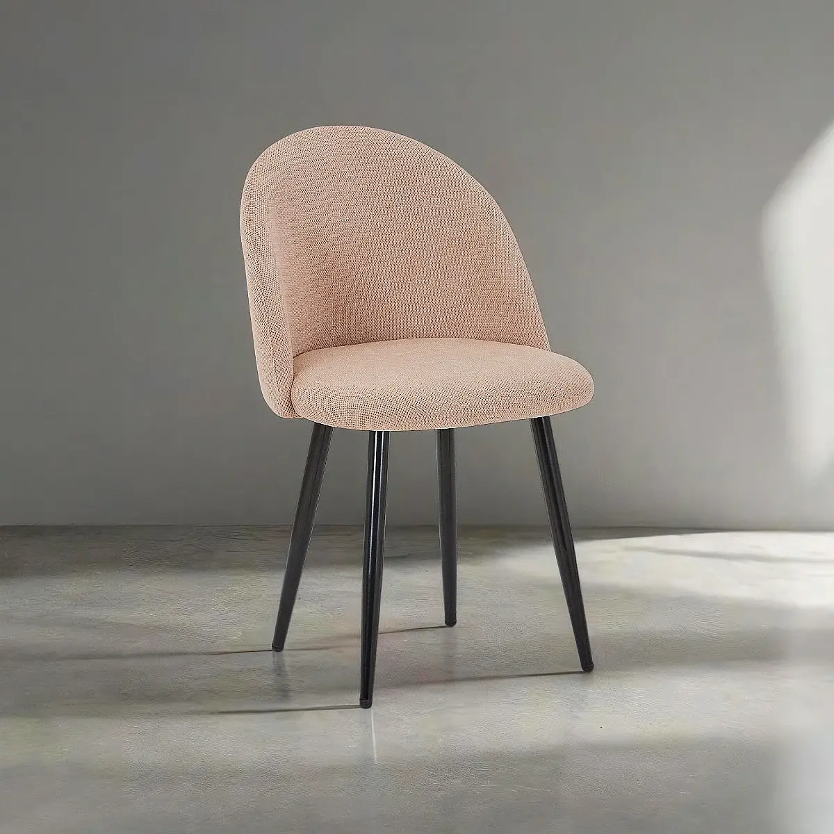 Silla Esmeralda tapizada en tela resistente al agua