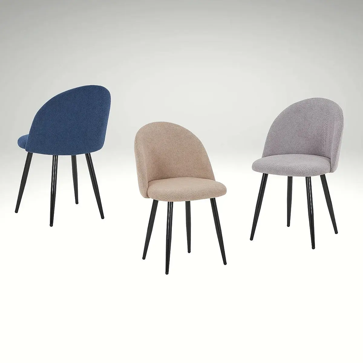 Silla Esmeralda tapizada en tela resistente al agua