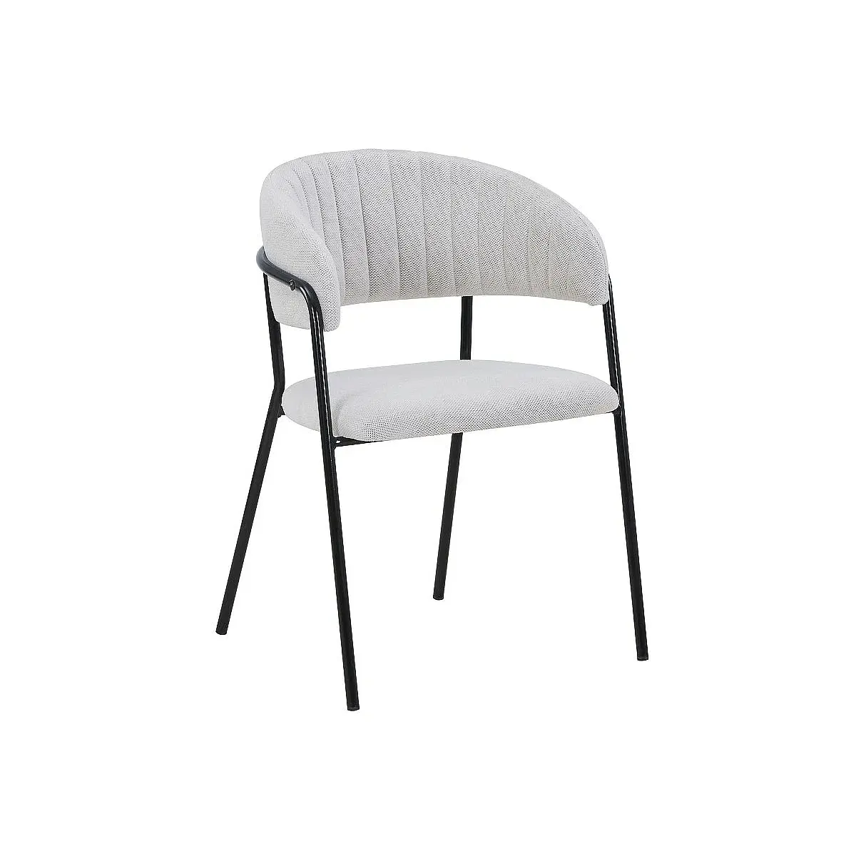 Sillón Leonor tapizado en tela resistente al agua