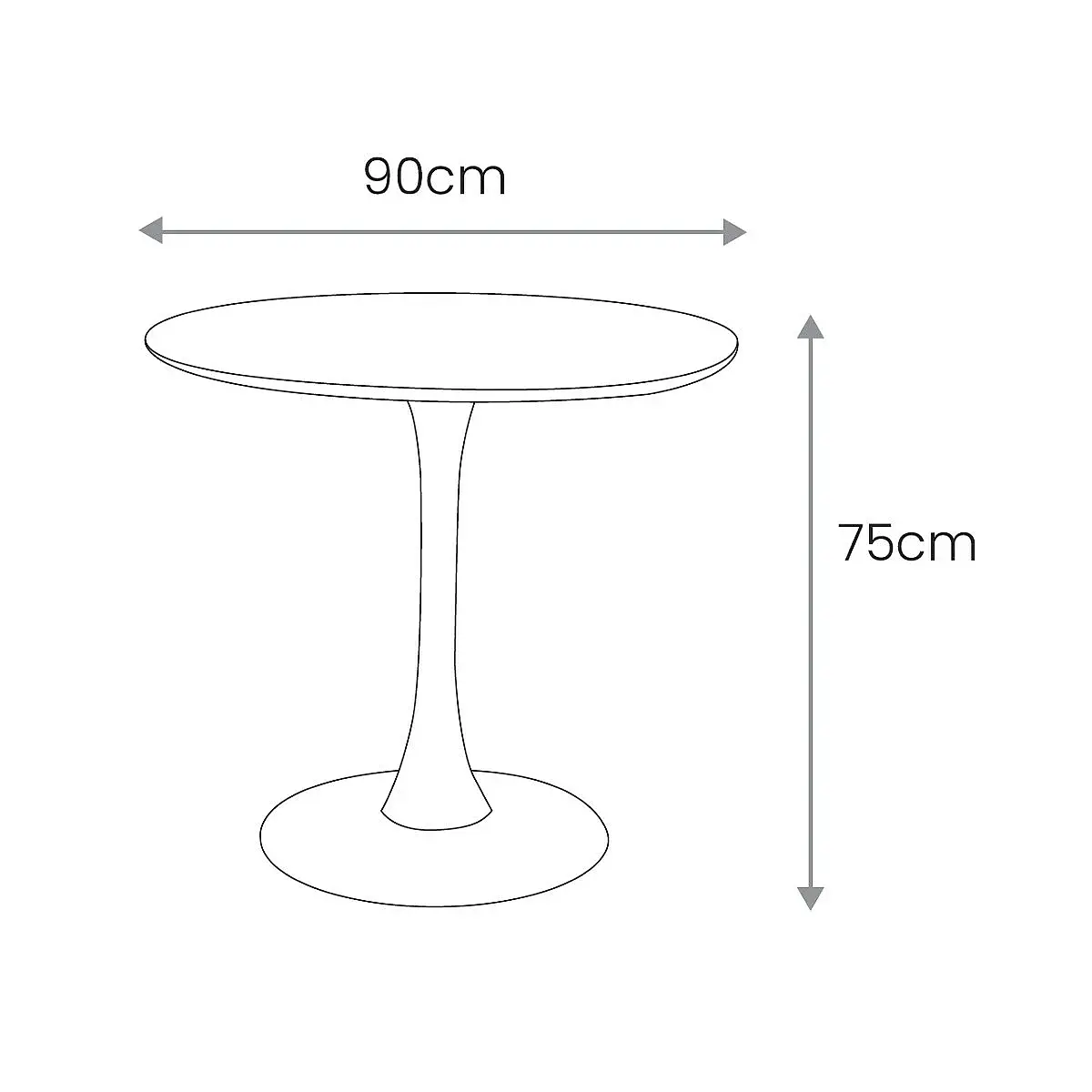 Mesa comedor Elia redonda