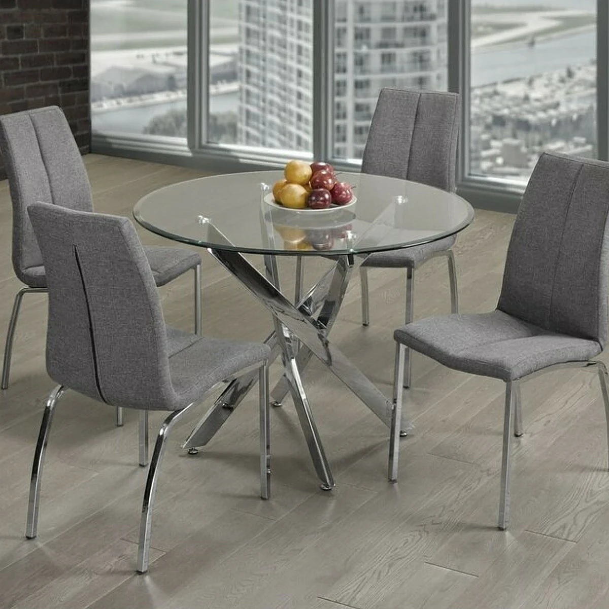 Mesa comedor Dublin cruzada plana