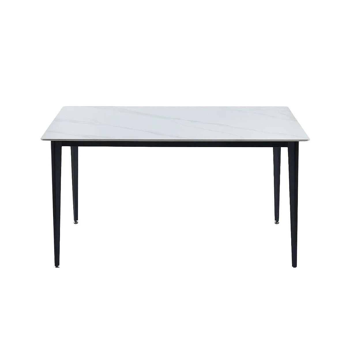 Mesa comedor Orion 140 ceramic blanco/gris