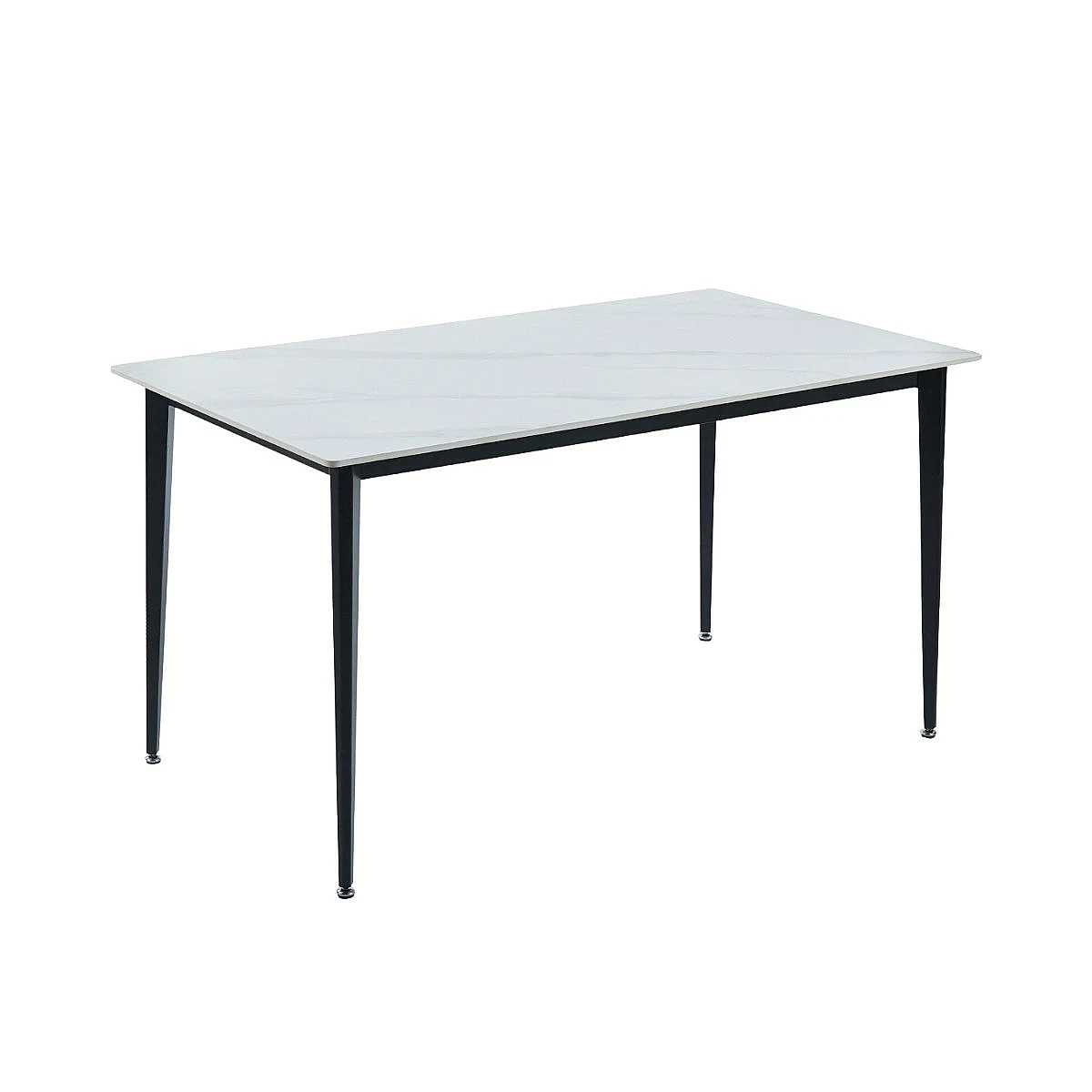 Mesa comedor Orion 140 ceramic blanco/gris