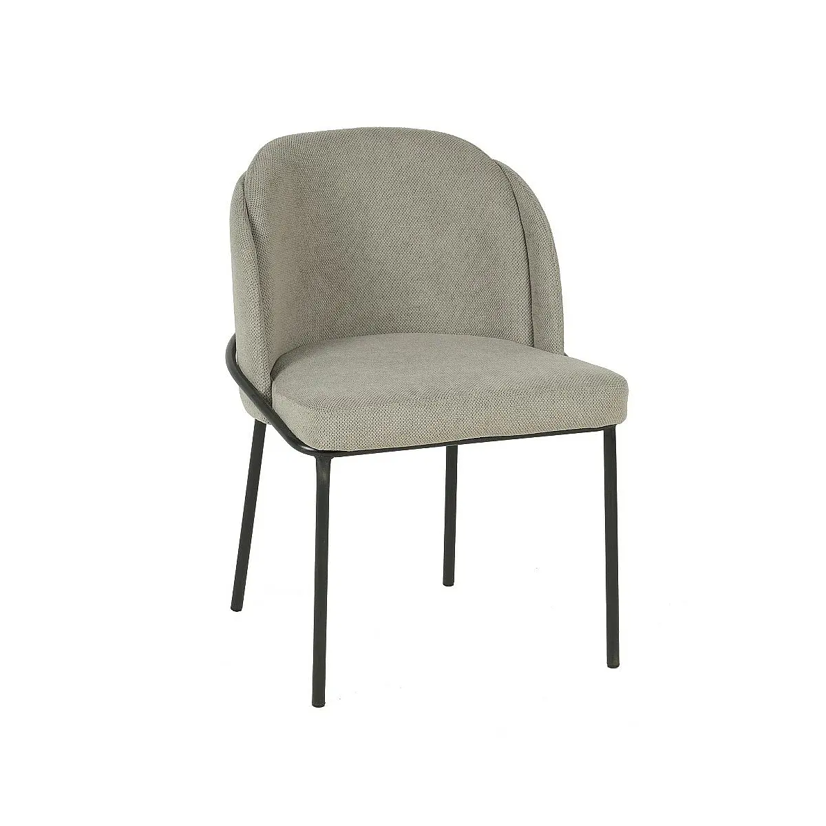 Sillón Candela tapizado en tela resistente al agua