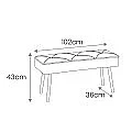 Banqueta Natalia 102x36