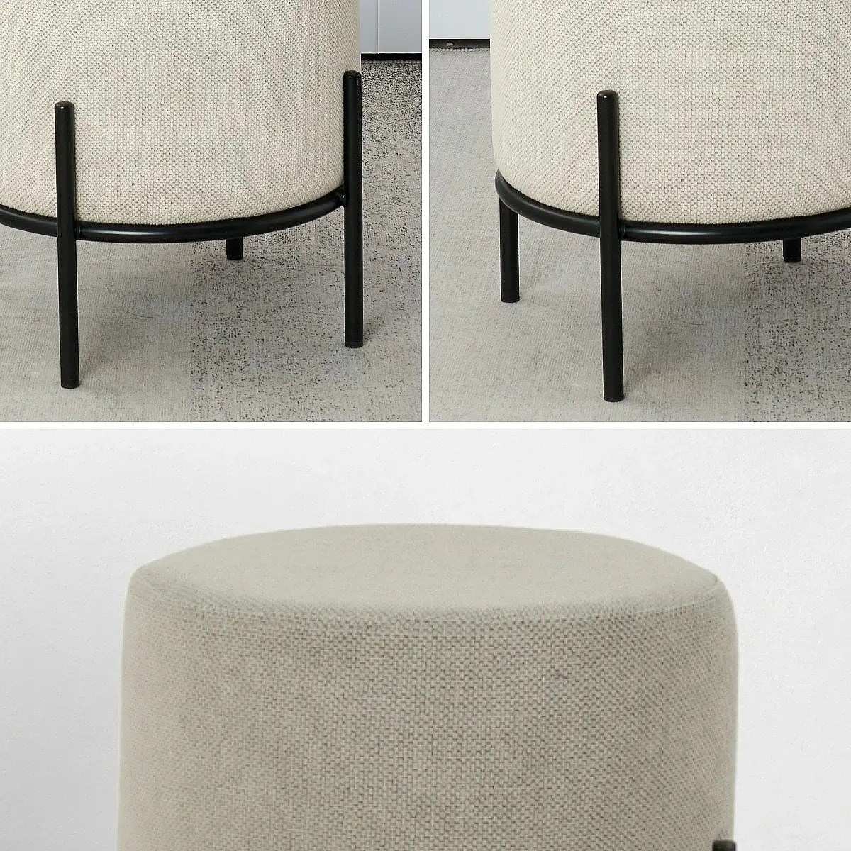 Puff redondo Rosalia