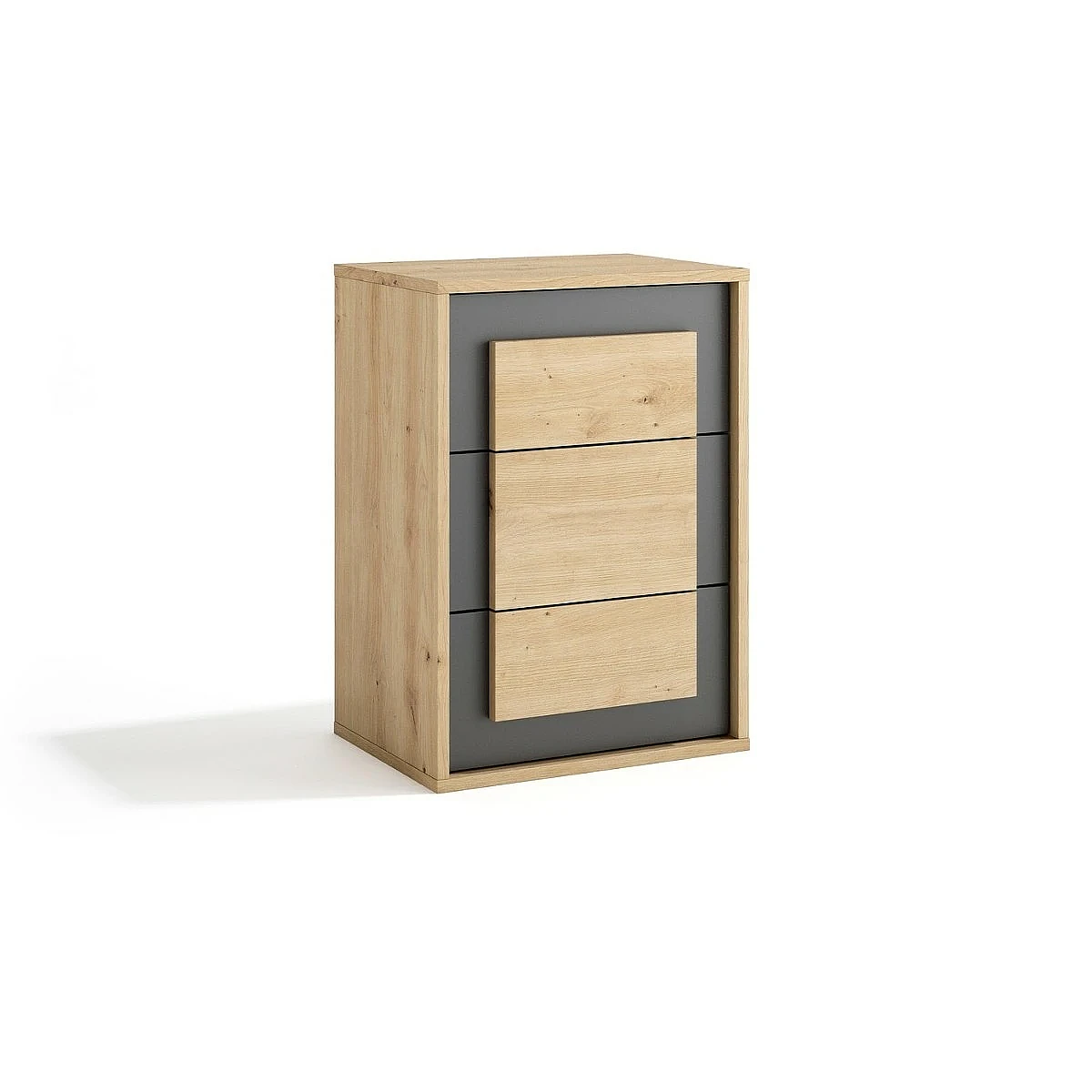 Mesita 3/C Atenea roble negro