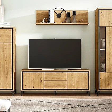 Mueble TV Atenea 148 roble negro