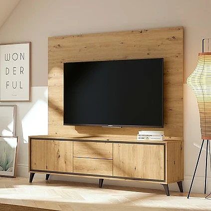 Trasera TV Atenea 178 roble