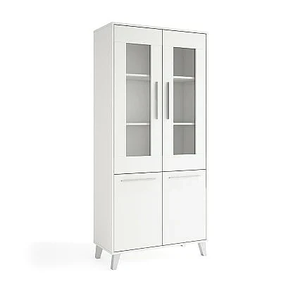 Vitrina alta 2/P Zeus blanco