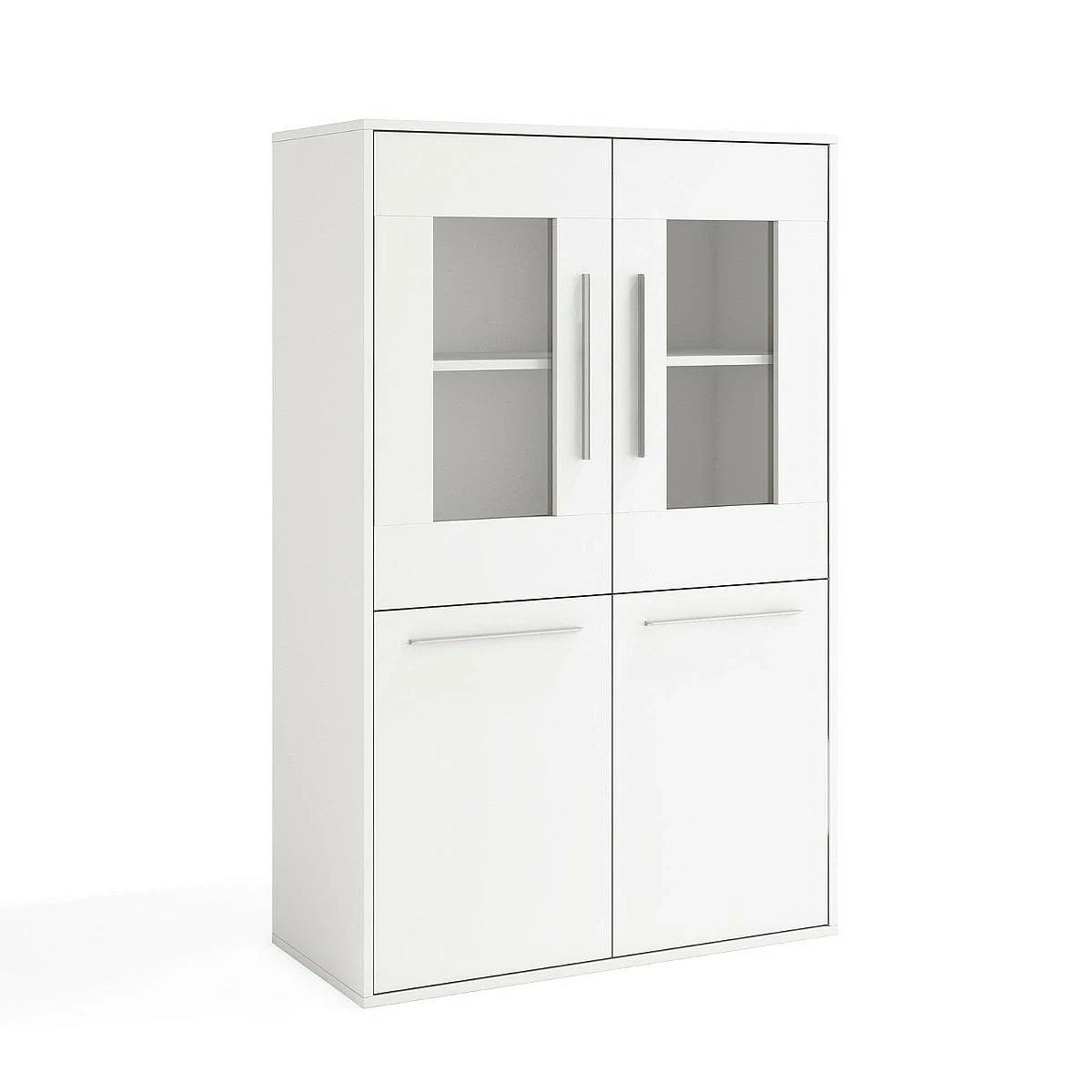 Vitrina ancha Zeus blanco