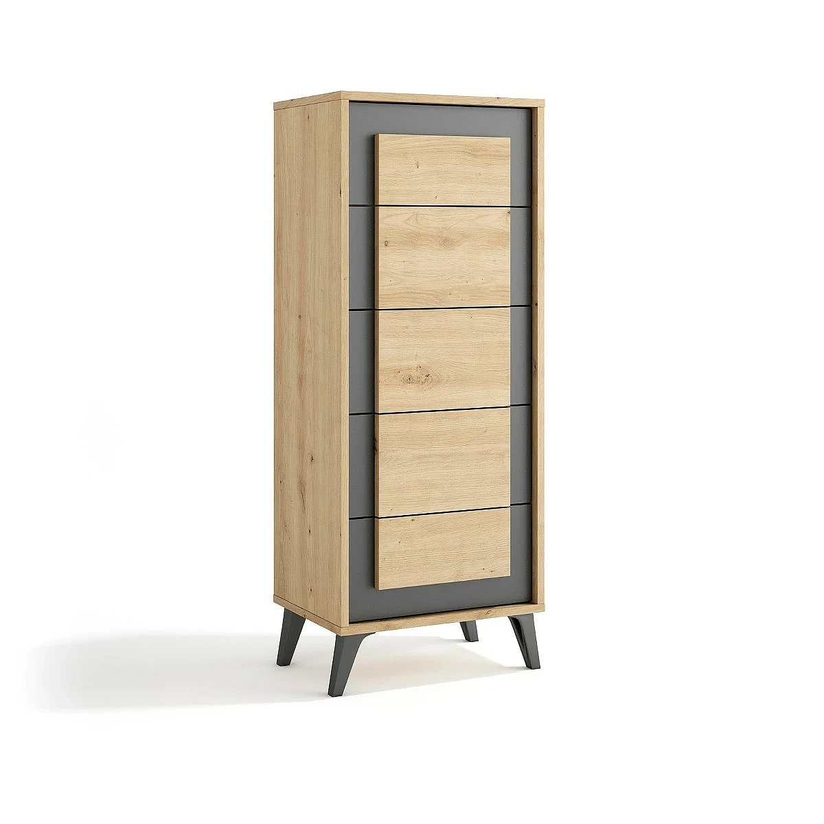 Dormitorio completo modelo Atenea Cabecero + 2 Mesitas + sinfonier + Espejo vertical