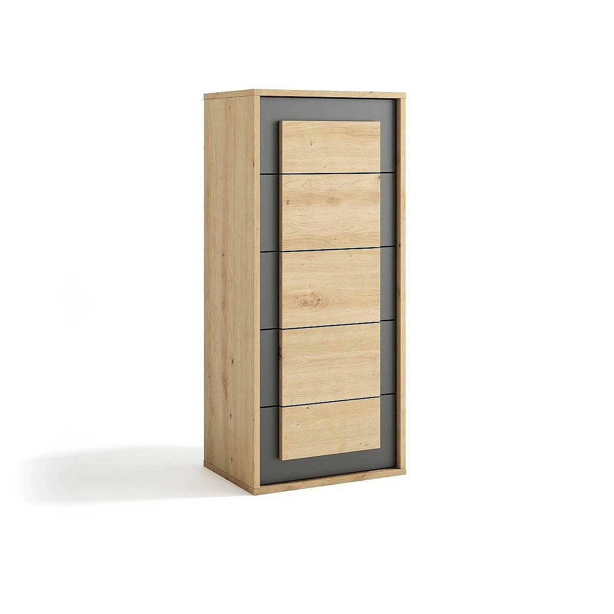 Dormitorio completo modelo Atenea Cabecero + 2 Mesitas + sinfonier + Espejo vertical