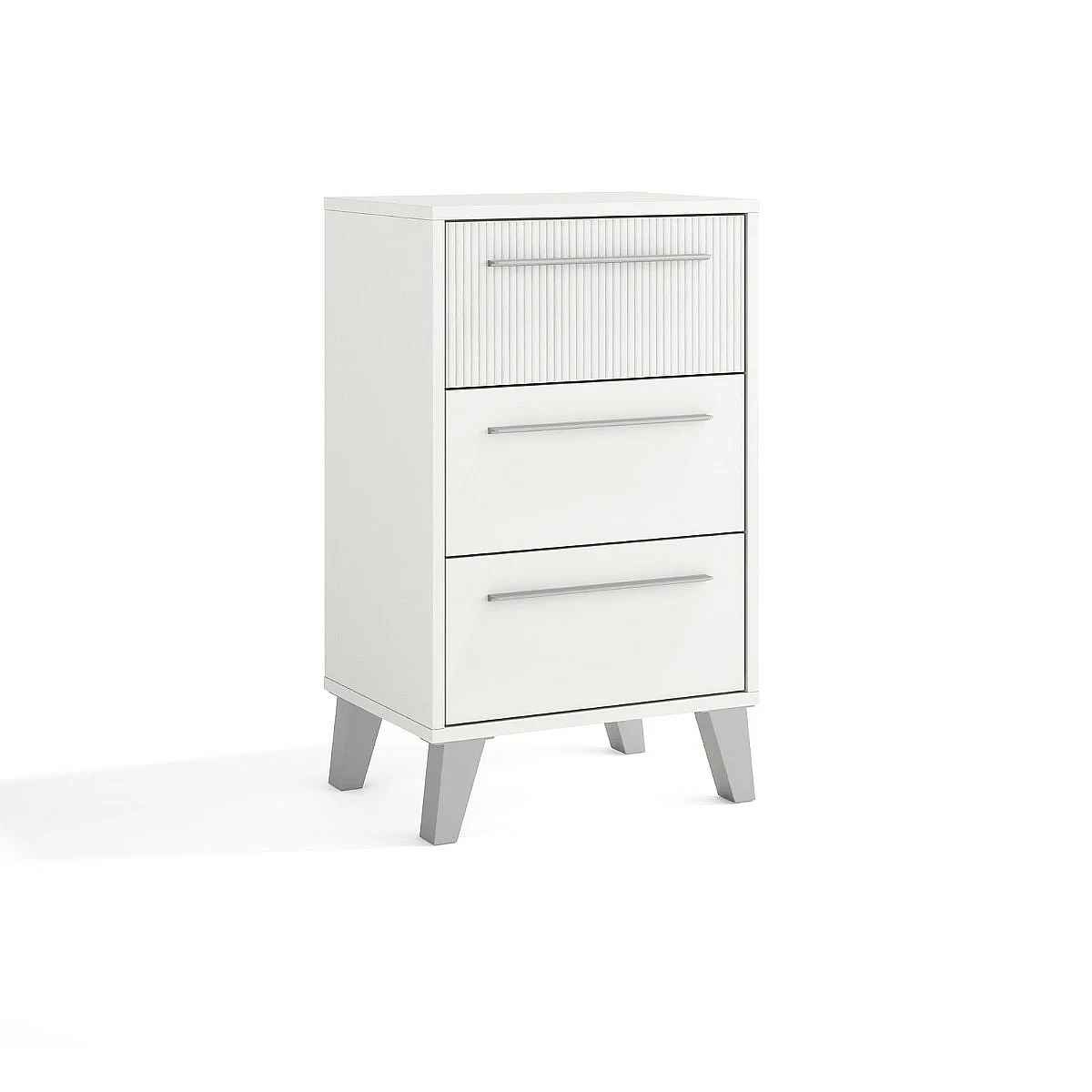 Dormitorio completo modelo Ares Cabecero + 2 Mesitas 3 cajones + Sinfonier