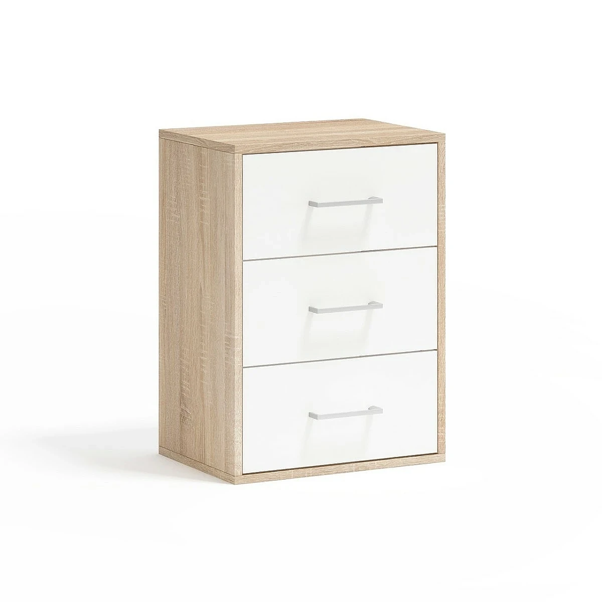 Dormitorio completo modelo Mine Cabecero Karma + 2 Mesitas 3 cajones + Sinfonier